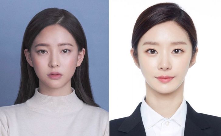 '레전드 증명사진'으로 꼽히는 임보라, 이주빈의 증명사진. 사진=임보라, 이주빈 인스타그램