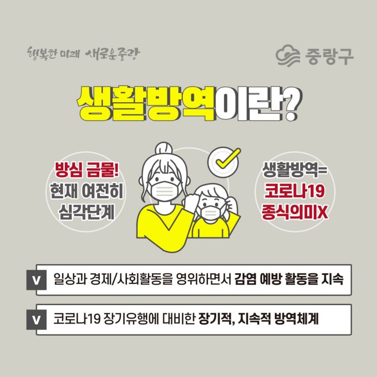 중랑구, 생활방역 발맞춰 공공시설 193개소 운영 재개