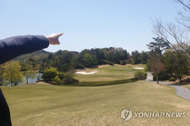 사고가 일어난 전남 담양군의 골프장./사진=연합뉴스