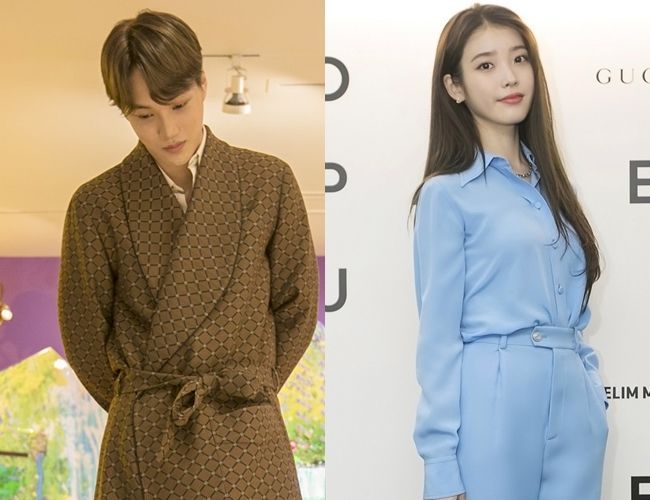 카이·아이유 '구찌 전시회로 나들이 오세요'