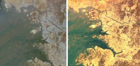 천리안위성 2B호 첫 해양관측 영상 수신 성공…"서해갯벌·인천대교까지 선명히 확인 가능"