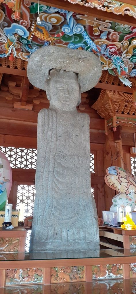 양평 미륵사 석조여래입상