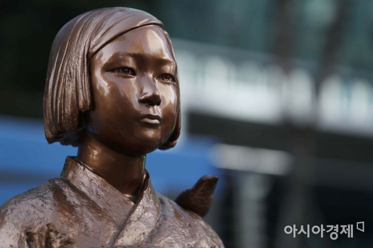 [포토]정의연 후원금 논란 속 평화의 소녀상 