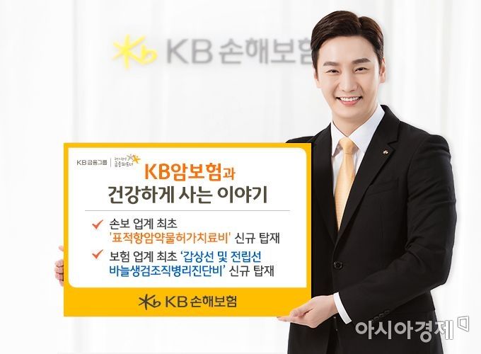 KB손보, 표적항암약물치료비 보장하는 암보험 첫 출시