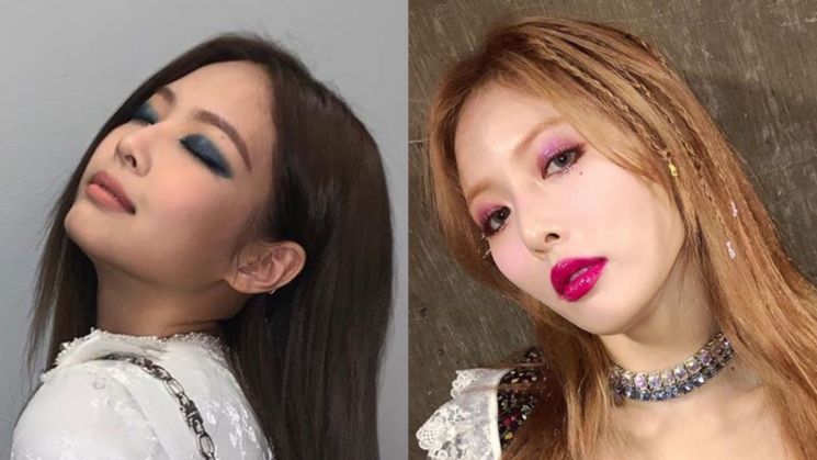 사진=제니, 현아 인스타그램