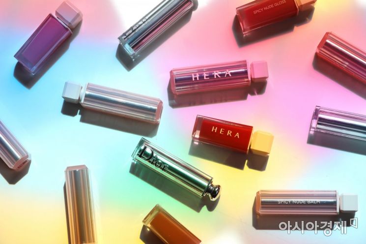 디올 럭키 립스틱 VS 헤라 스파이시 립스틱