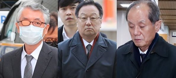 사법리스크에 놓인 대표적인 제약·바이오기업 대표들. 왼쪽부터 문은상 신라젠 대표, 이우석 코오롱생명과학 대표, 홍지호 전 SK케미칼 대표 [이미지출처=연합뉴스]