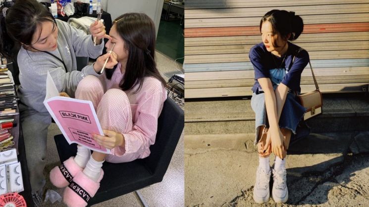 사진=제니, 슬기 인스타그램