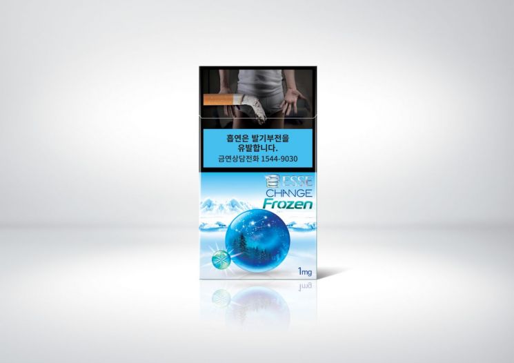 KT&G Launches 'Esse Change Frozen' to Reduce Cigarette Odor After Smoking