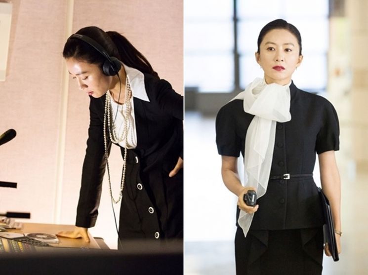 드라마 '밀회' 속 블랙&화이트 패션. 사진=JTBC