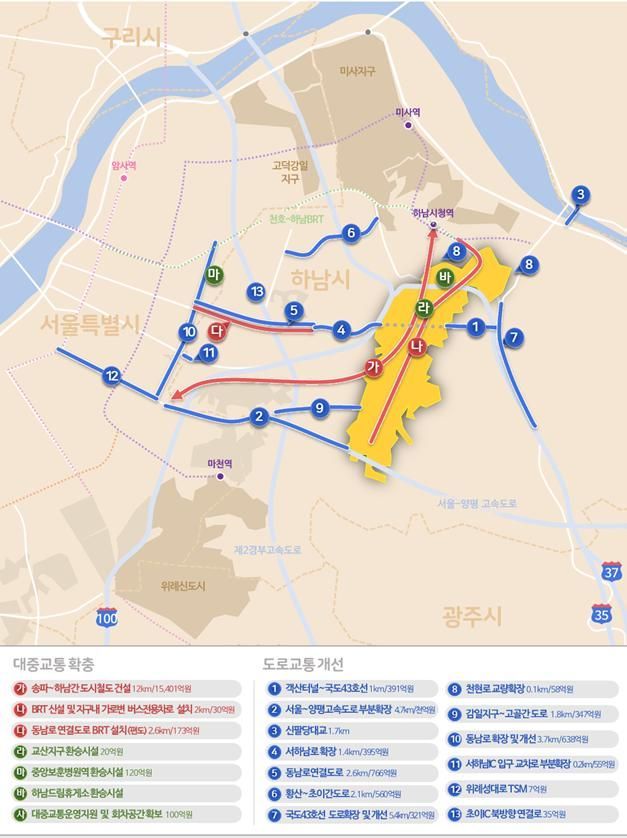 하남 교산지구 광역교통개선대책 (사진=국토교통부)