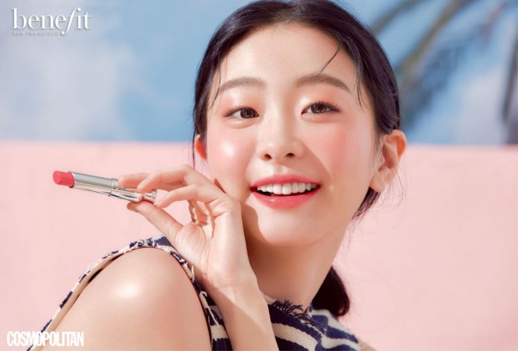 김다미, 4색 립 메이크업