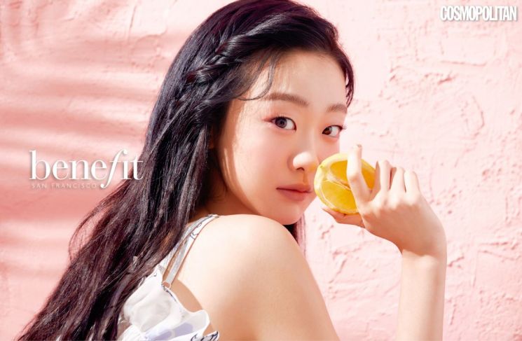 김다미, 4색 립 메이크업