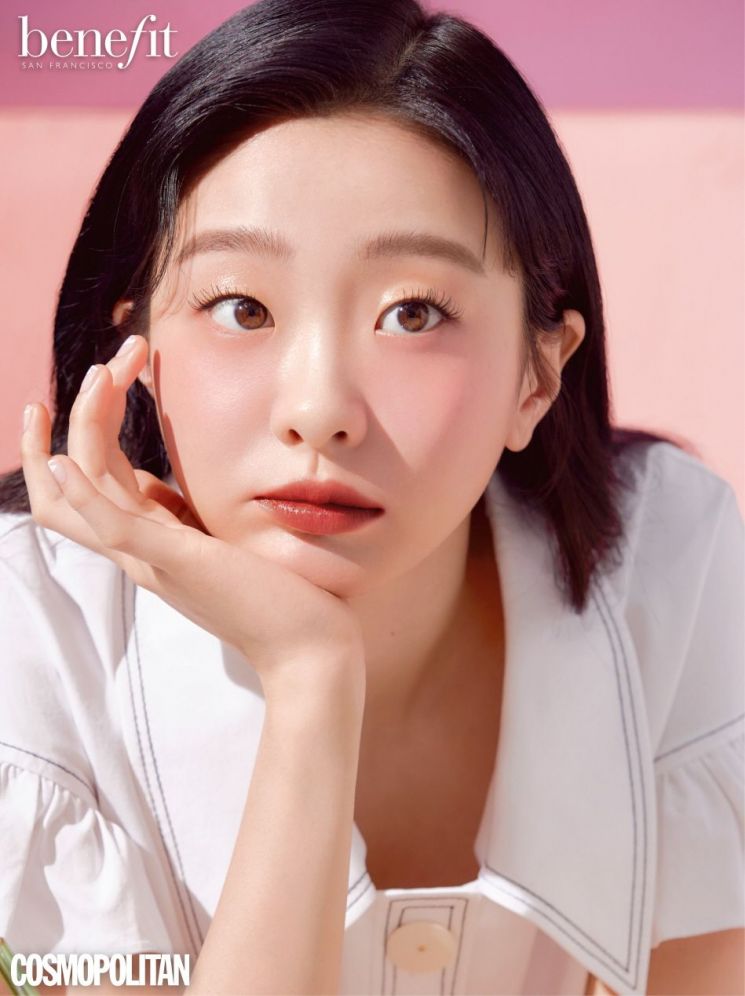 김다미, 4색 립 메이크업
