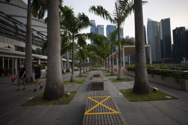싱가포르 코로나19 환자 3만여명…한달새 2만명 늘어