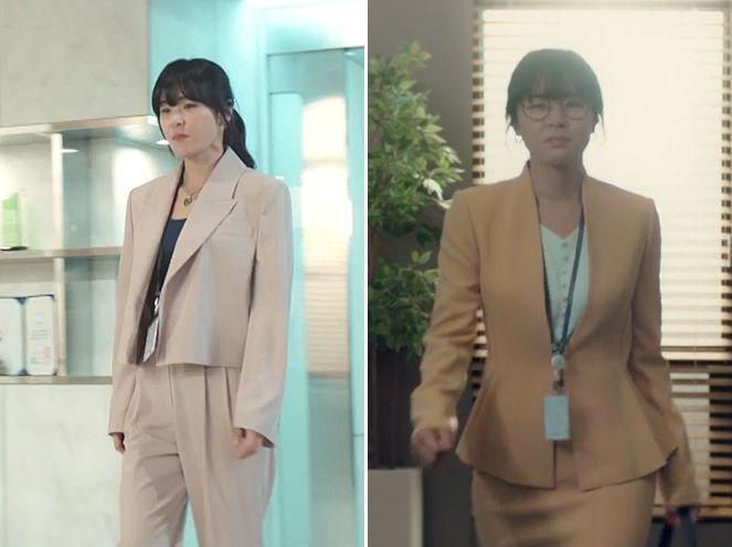 최강희의 오피스룩. 사진=SBS '굿캐스팅' 화면