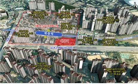 역세권 공공임대주택이 들어서는 서울 구로구 개봉동 199-4 일대.