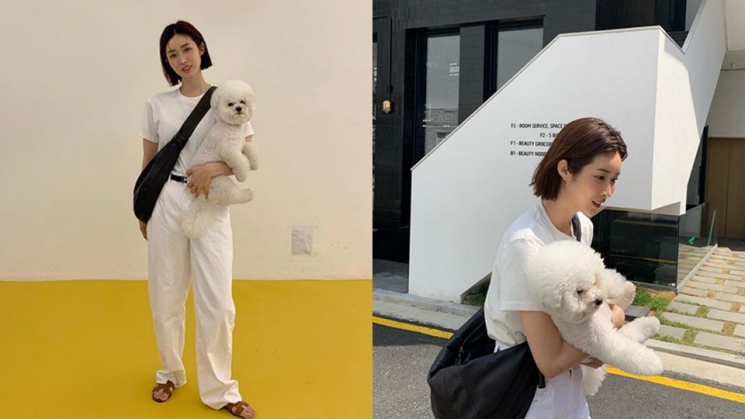 여름철 데일리룩, 화이트 반팔 티셔츠로 완성!
