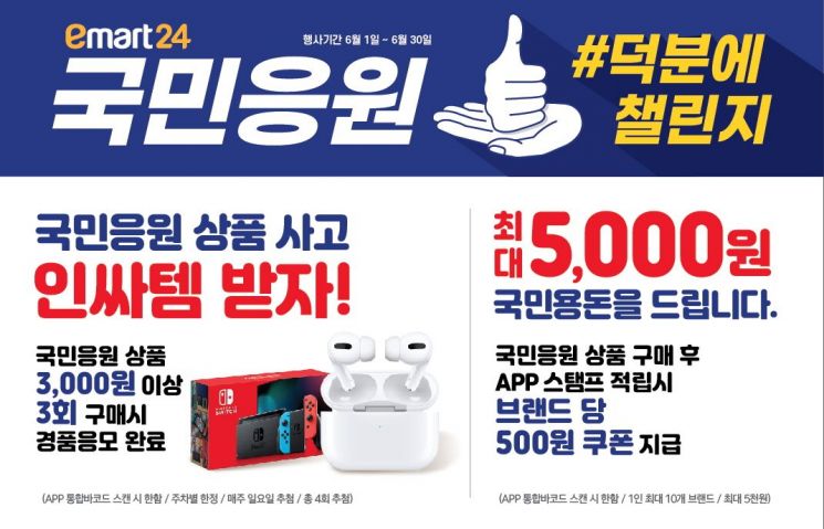 이마트24, 행사상품 1640종 선정…역대 최대 행사로 고객 잡는다