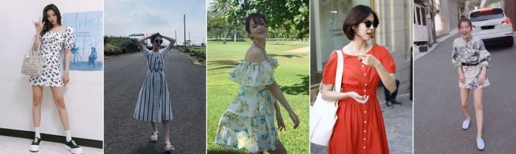 선미부터 아이린까지, 데일리룩 장인들의 여름 원피스 스타일링