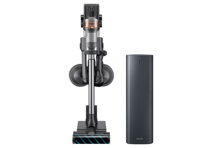2020 Premium Wireless Vacuum Cleaner 'Samsung Jet' (left, model name: VS20T9278S7), 'Clean Station' (right, model name: VCA-SAE90A)