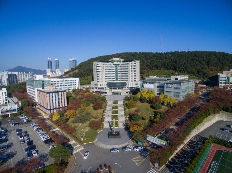 부산 동명대 캠퍼스 전경.