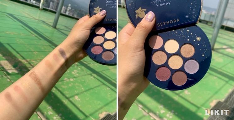 세포라의 'Enchanted sky eyeshadow palette'.