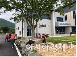 청웅면 주요 관광지 및 공원 꽃길 조성