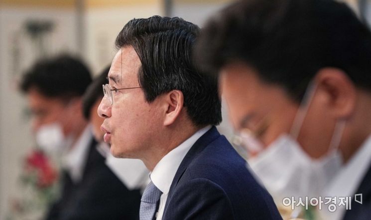 [포토]모두발언하는 김용범 기재부 1차관