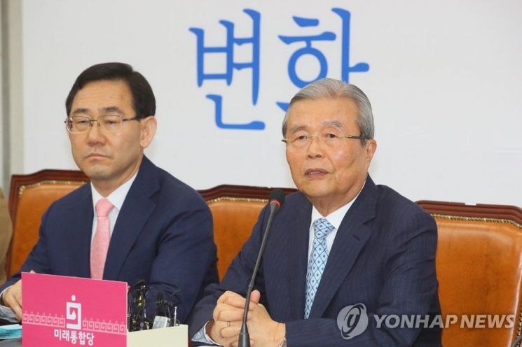 김종인 미래통합당 비상대책위원장이 8일 국회에서 열린 비상대책위원회 회의에서 발언하고 있다. / 사진=연합뉴스