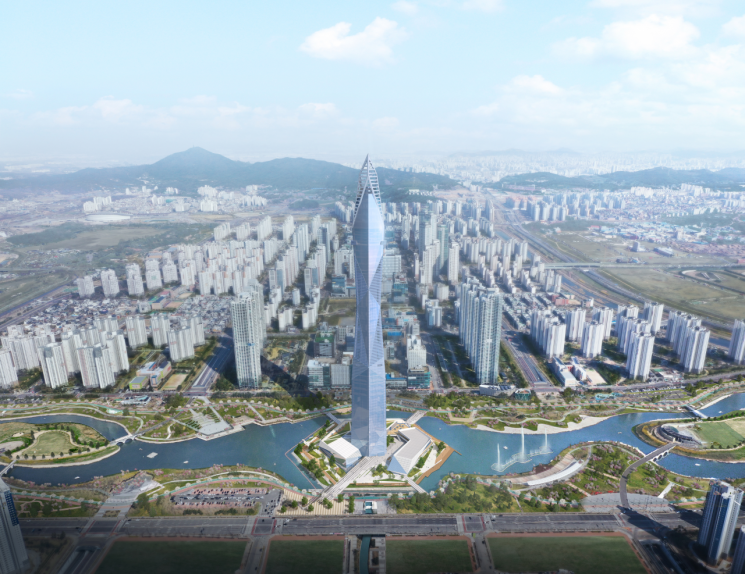 인천 청라시티타워 조감도 [인천경제청 제공]