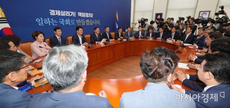 [포토] 민주당, 국회 상임위원장-간사 내정자 연석회의