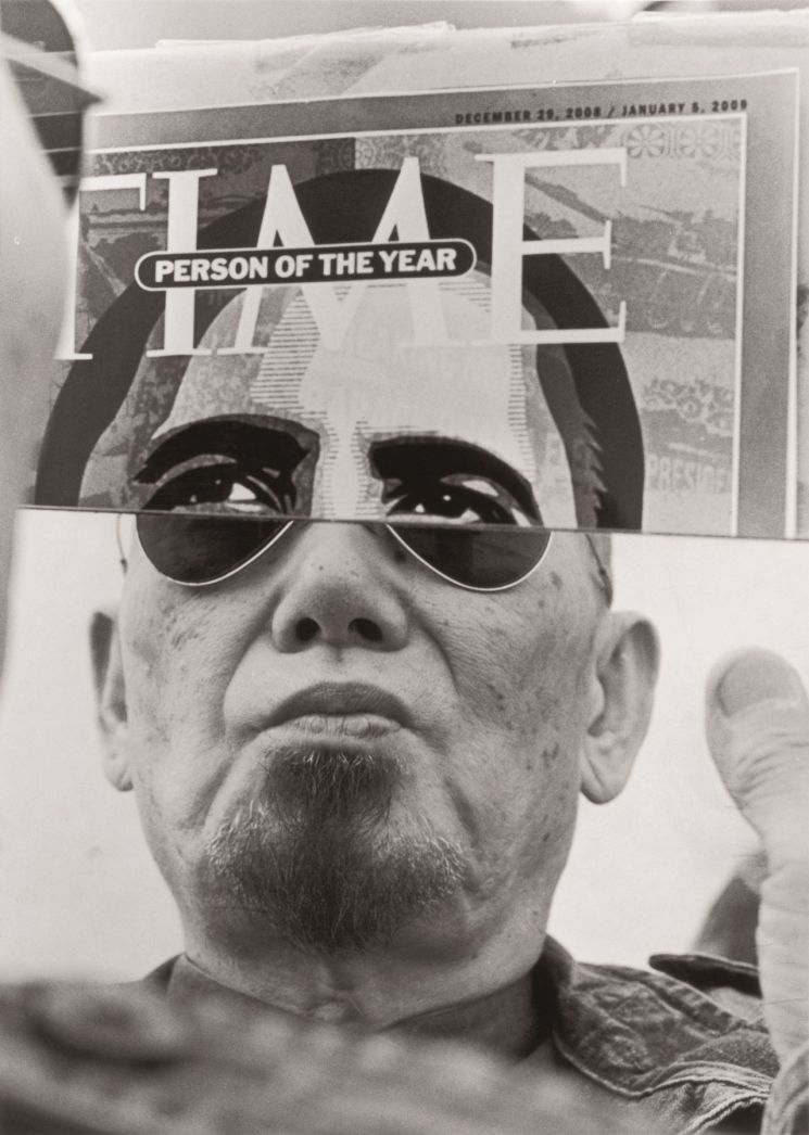 곽덕준 '오바마와 곽', 2009, C-print, 150x105㎝  [사진= 갤러리현대 제공]
