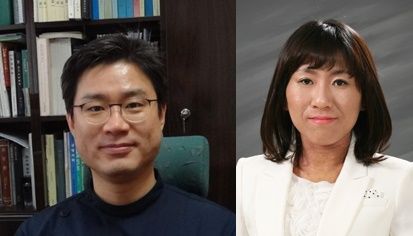 이병희(왼쪽), 원지윤 경희대학교 경락의학과 박사