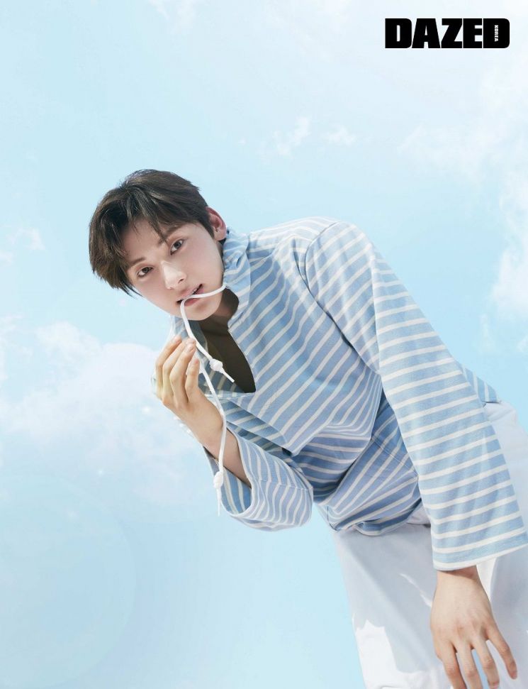 랑콤 x 황민현, 여름 화보