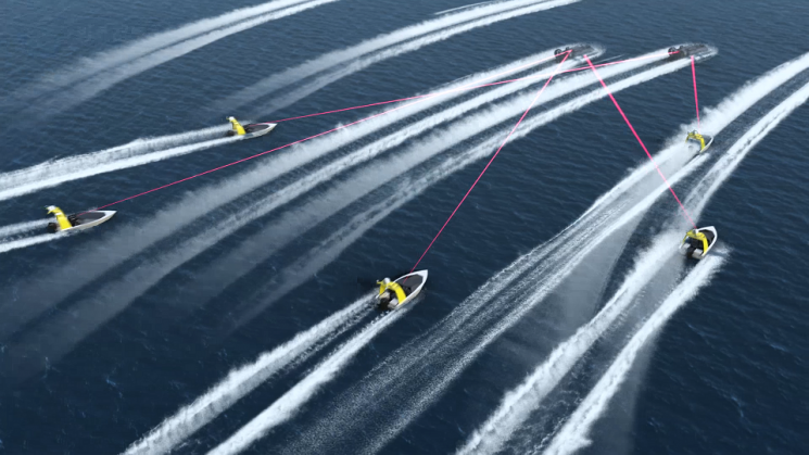 군집 무인수상정 대응 시연
