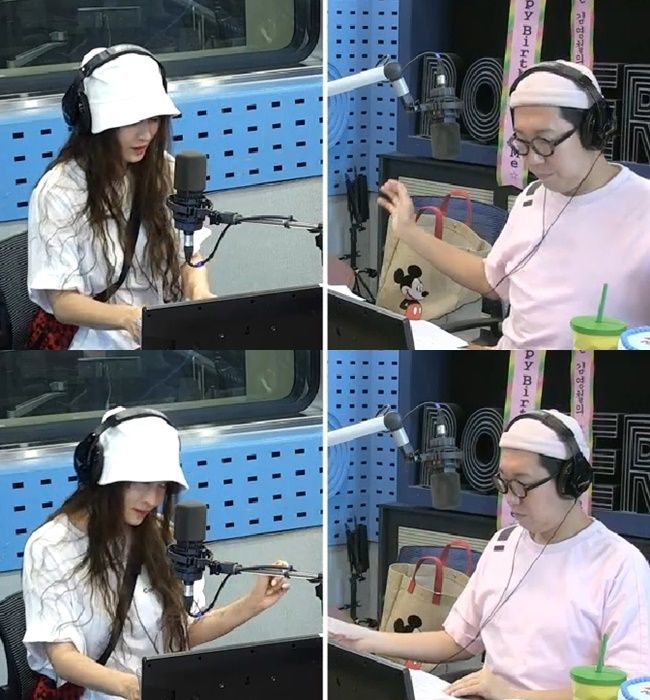 23일 방송된 SBS 파워FM '김영철의 파워FM'에서는 가수 황보가 출연했다. 사진=SBS 파워FM '김영철의 파워FM' 방송 캡처
