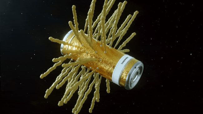 러시아 우주 스타트업 '스타트로켓'의 폴리머 폼 인공위성. 끈적한 거품을 발사해 우주 쓰레기를 낚아챌 목적으로 고안됐다.  / 사진=스타트로켓