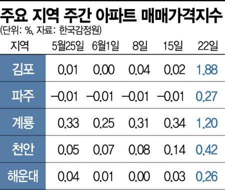 부동산 추가 규제… 이미 요건 충족한 김포, 파주는 글쎄