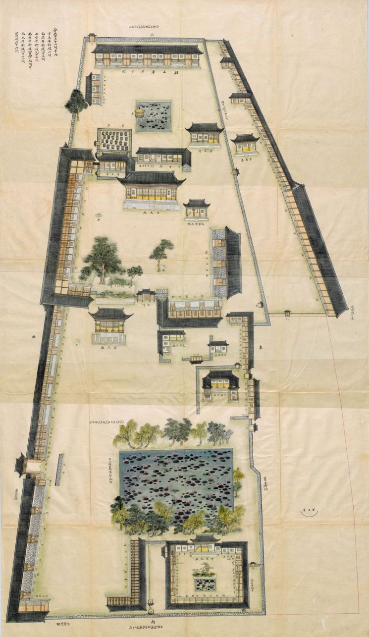 정조 친위부대 청사 그린 건축화 보물 된다