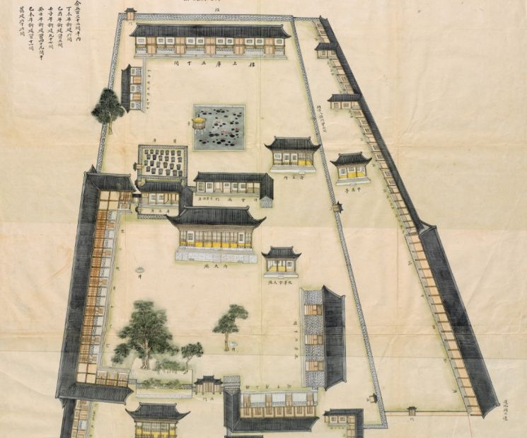 정조 친위부대 청사 그린 건축화 보물 된다