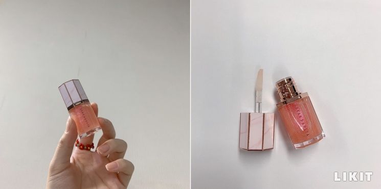 펄감이 너무 예쁜 디어달리아의 립 트리트먼트. 통통하고 탄력 있는 어플리케이터도 정말 좋아요. 입술이 건조한 분들께 이 제품 추천해요!