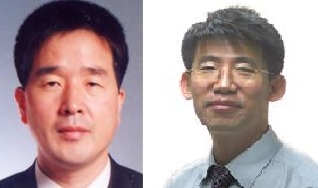 왼쪽부터 류명석 대외협력처장, 조석진 신한울제1건설소장.