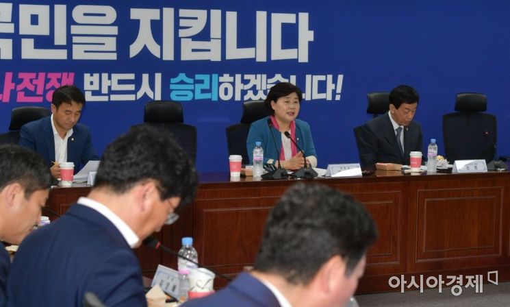 [포토] 행안위 당정 주재하는 서영교 위원장