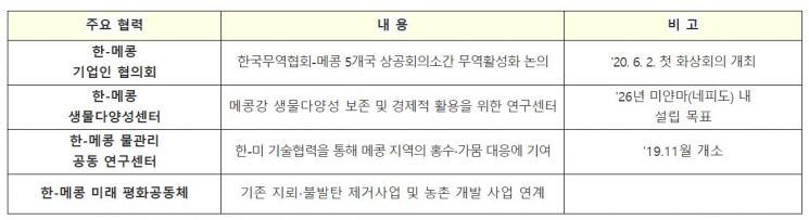 '한-메콩 고위관리' 화상회의… 사람·번영·평화 동반자 관계 구축 논의
