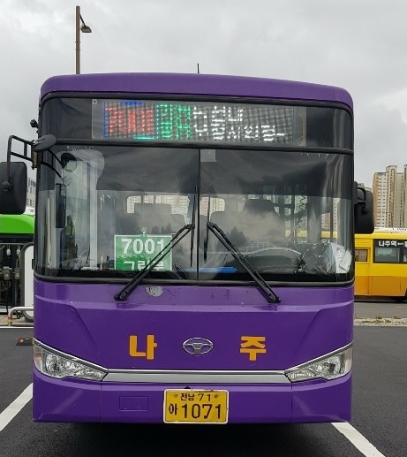 나주시, 700번 버스 ‘7001번·7002번’으로 분리 운행