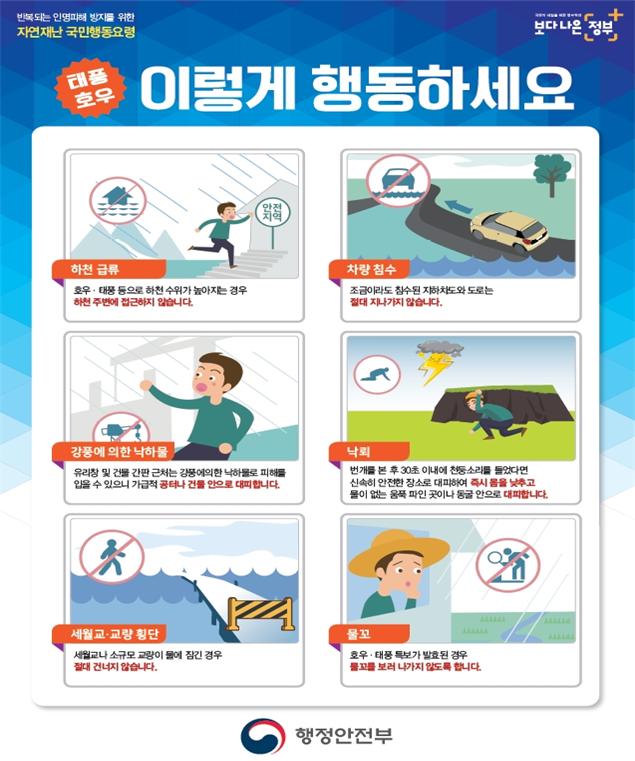전국 대부분 지역에 호우특보 … '중앙재난안전대책본부' 가동