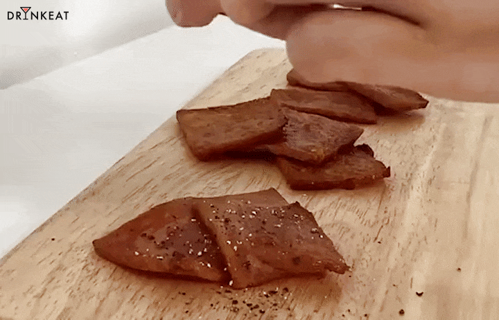 [드링킷] 집에서 통조림 햄으로 육포 만들기