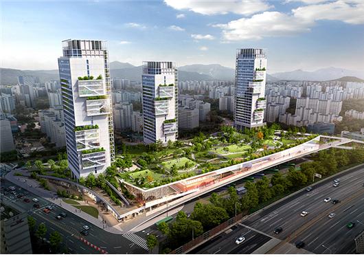 서울시, 콤팩트시티 '강일 버스차고지' 설계안 공개