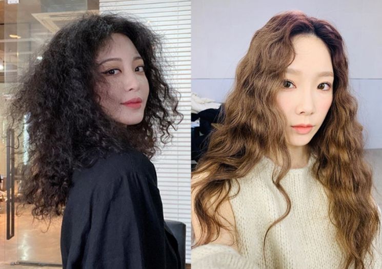 배우 한예슬, 가수 태연. 사진=한예슬, 태연 인스타그램